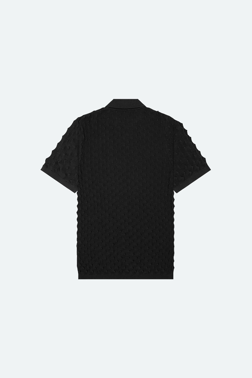 SPIKEY POLO (VANTA BLACK)