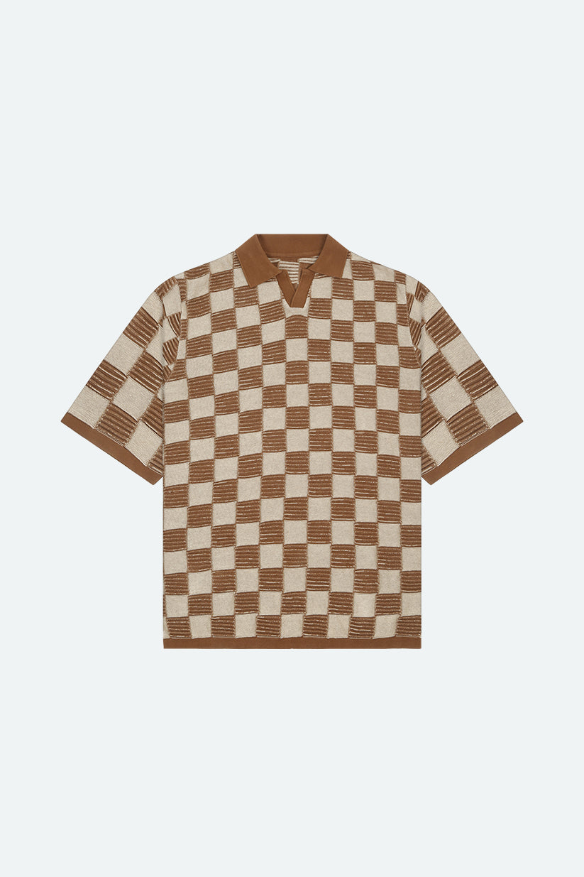 DAMIER POLO (COFFEE)