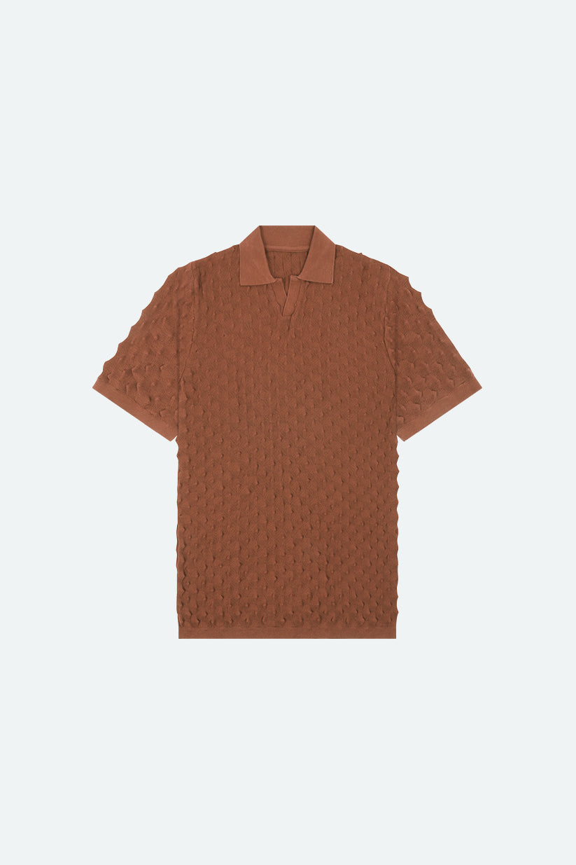 SPIKEY POLO (BEAR BROWN)