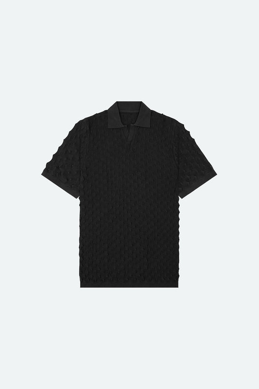 SPIKEY POLO (VANTA BLACK)