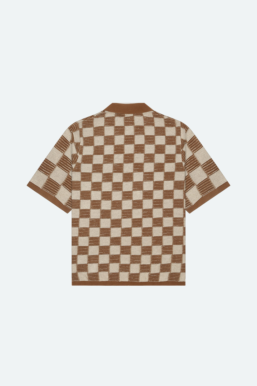 DAMIER POLO (COFFEE)