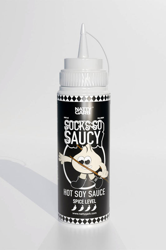 SOCKS SO SAUCY - HOT SOY SAUCE