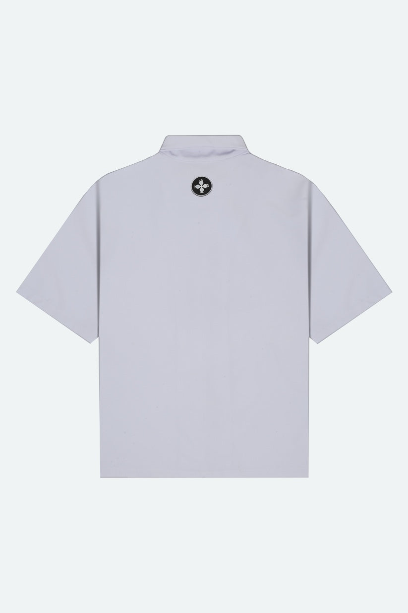 KANG-POCKET SHIRT (PEARL WHITE)