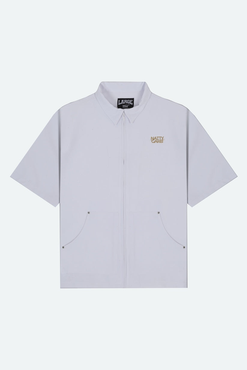 KANG-POCKET SHIRT (PEARL WHITE)