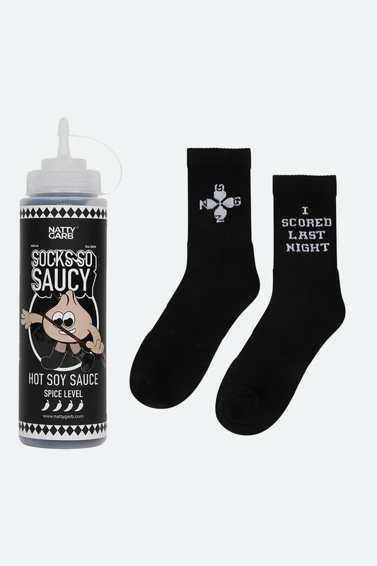 SOCKS SO SAUCY - HOT SOY SAUCE