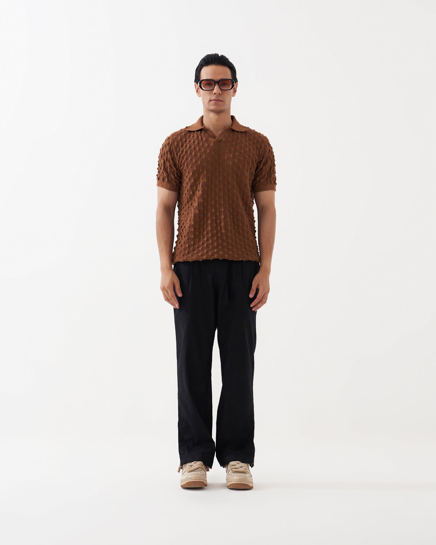 SPIKEY POLO (BEAR BROWN)