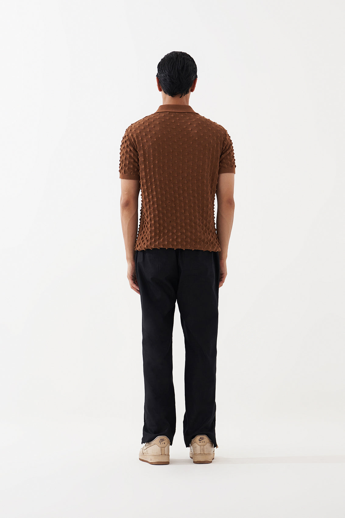 SPIKEY POLO (BEAR BROWN)