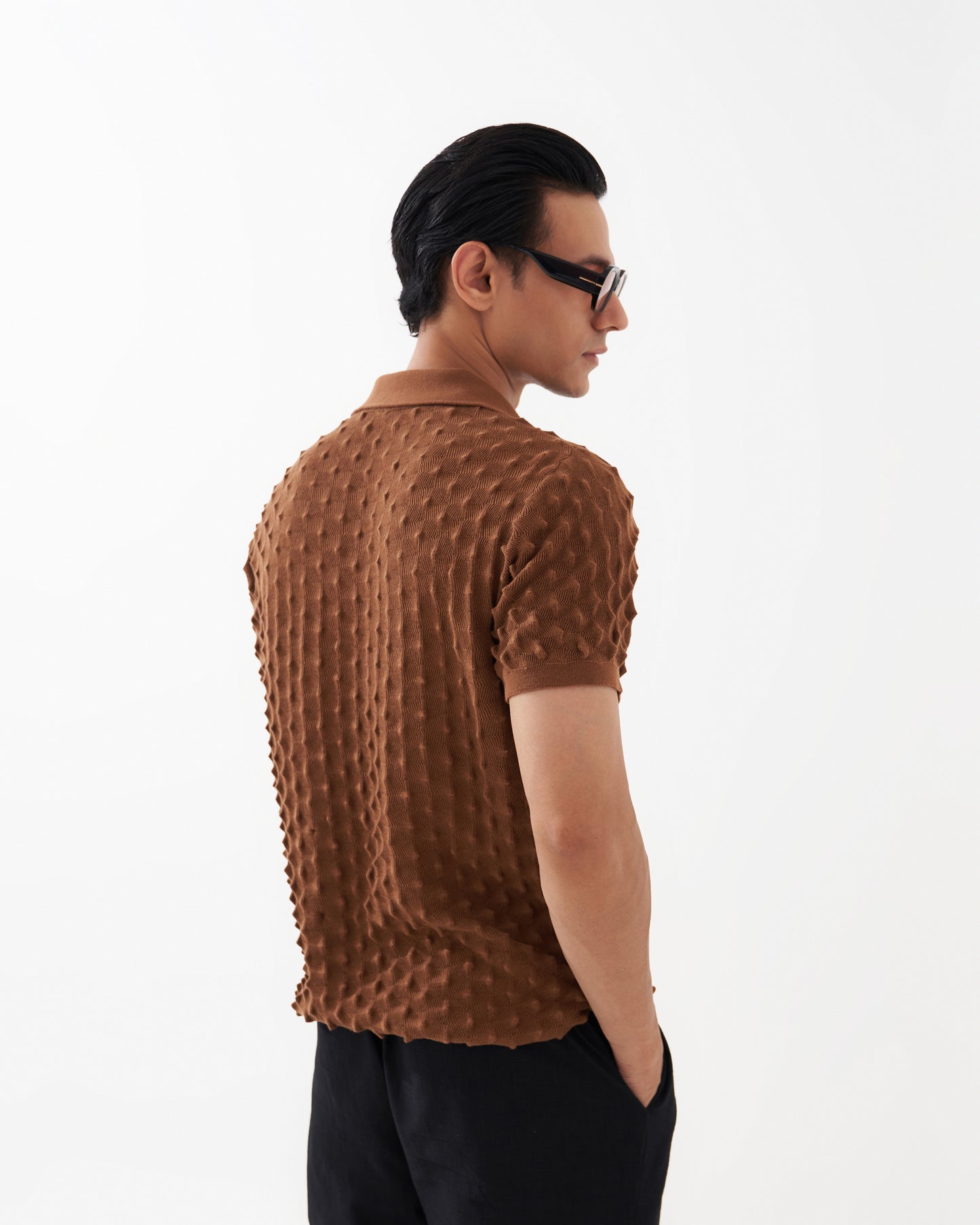 SPIKEY POLO (BEAR BROWN)