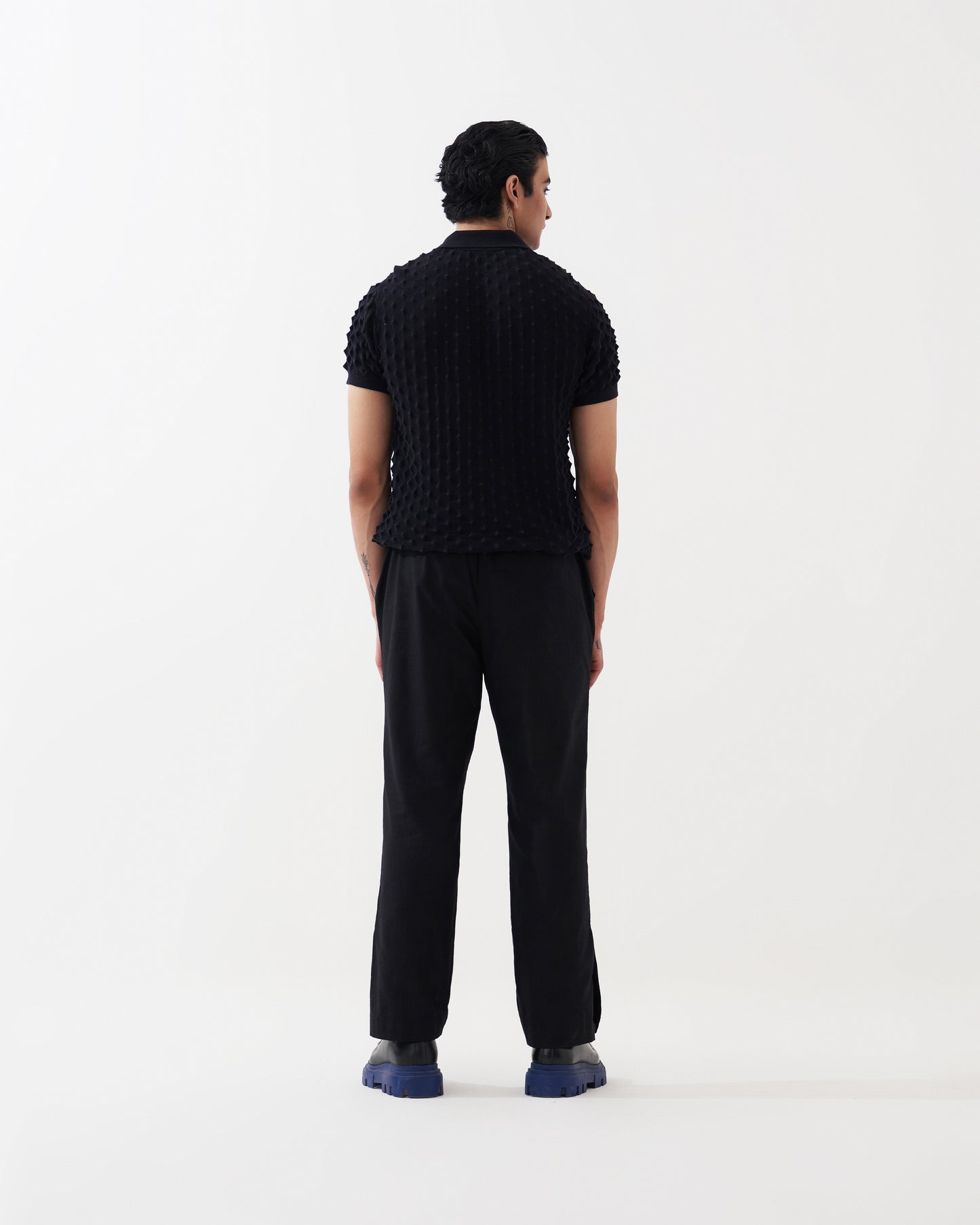 SPIKEY POLO (VANTA BLACK)