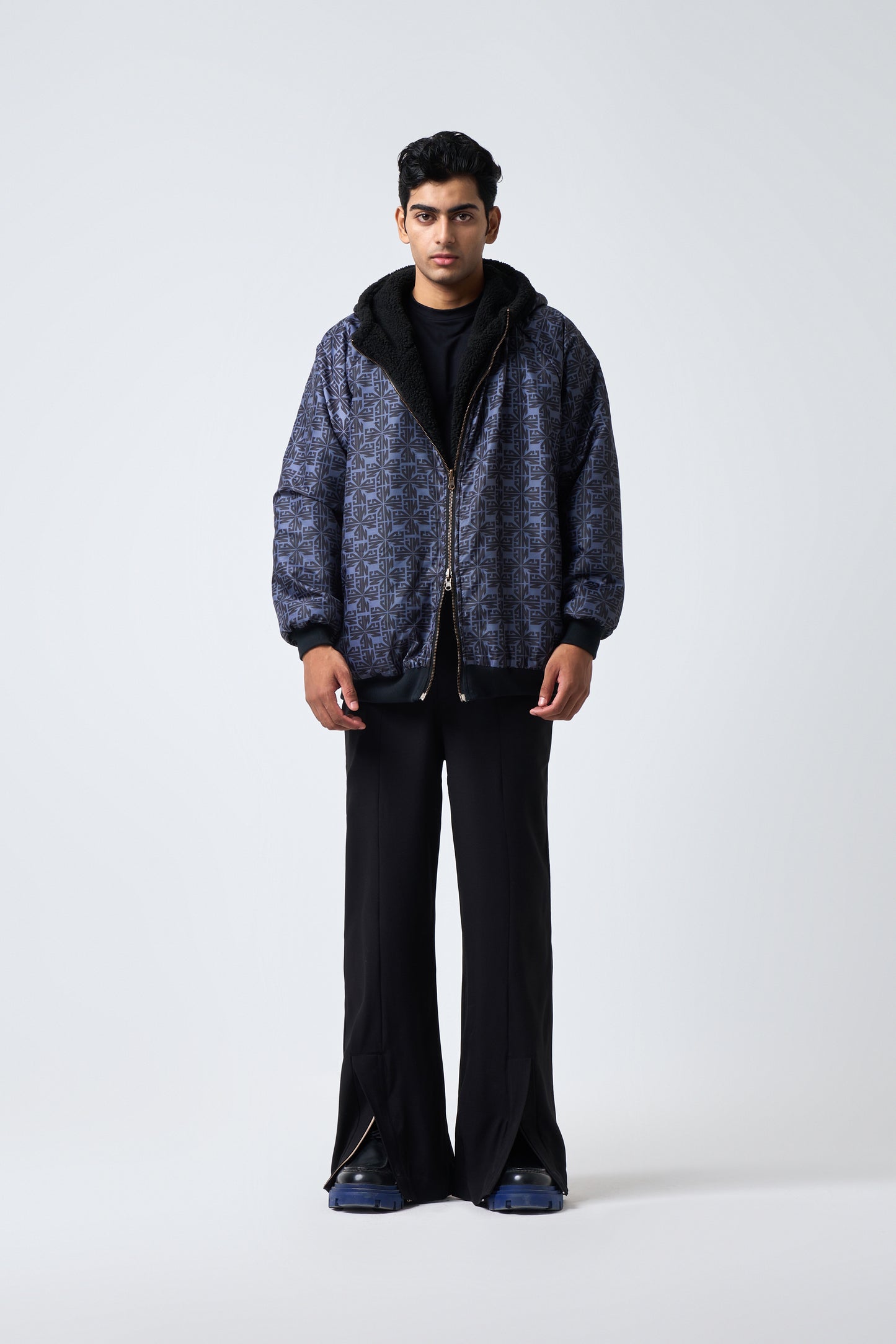 NG REVERSIBLE SHERPA JACKET (BLACK)