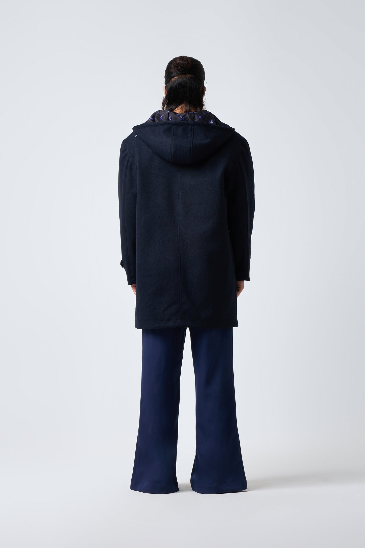 COLD HEART TRENCH COAT: ONE OF ONE (NAVY)